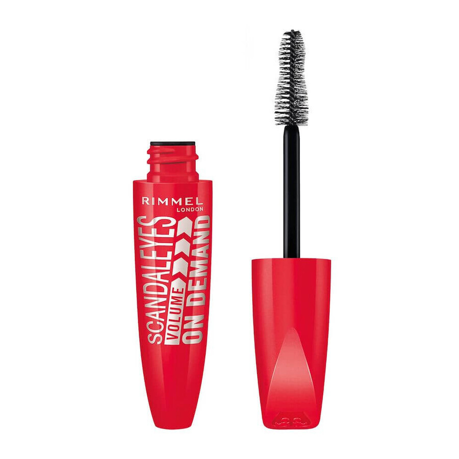 Rimmel ScandalEyes Máscara de pestañas voluminizadora Volume On Demand 002 Negro Marrón, 12ml