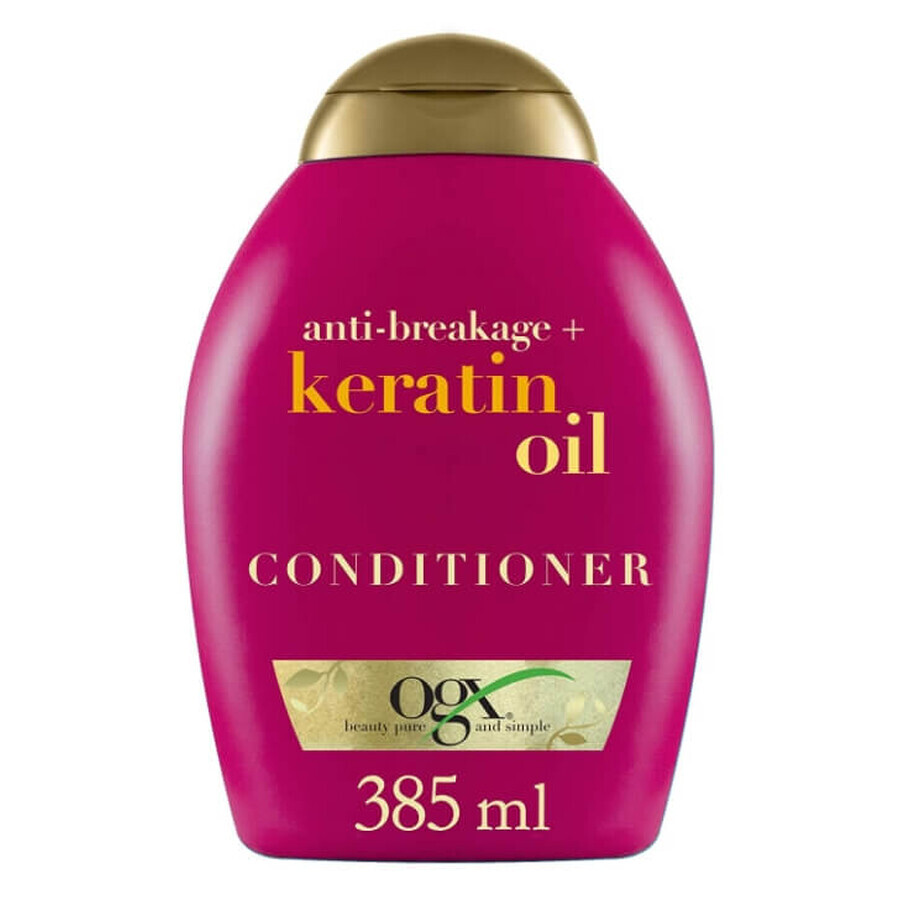 OGX, Balsam cu ceară de keratină, 385 ml