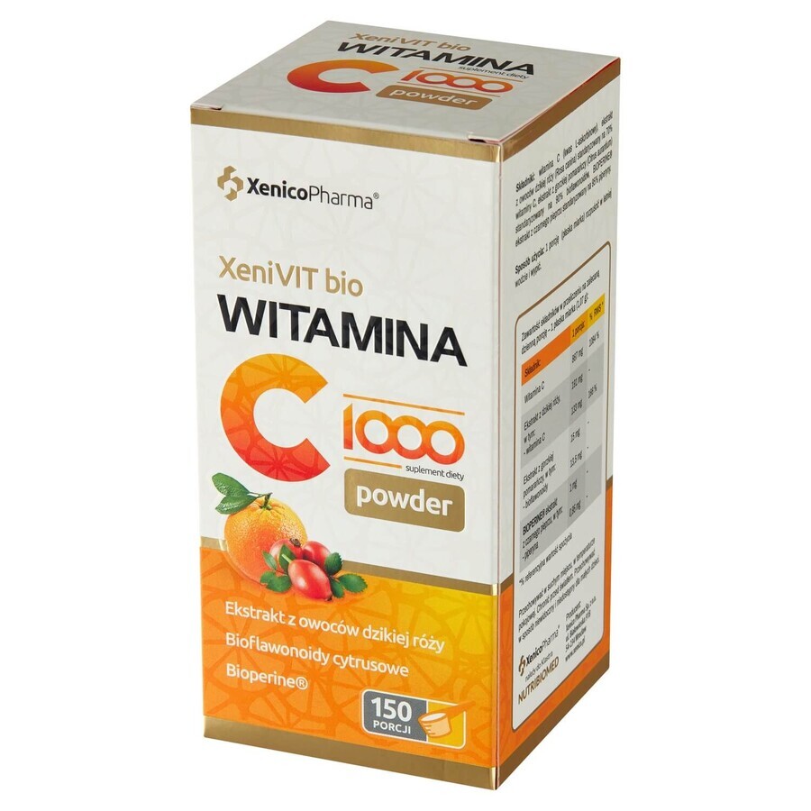 XeniVIT BIO Vitamine C 1000 poeder, 161,15g