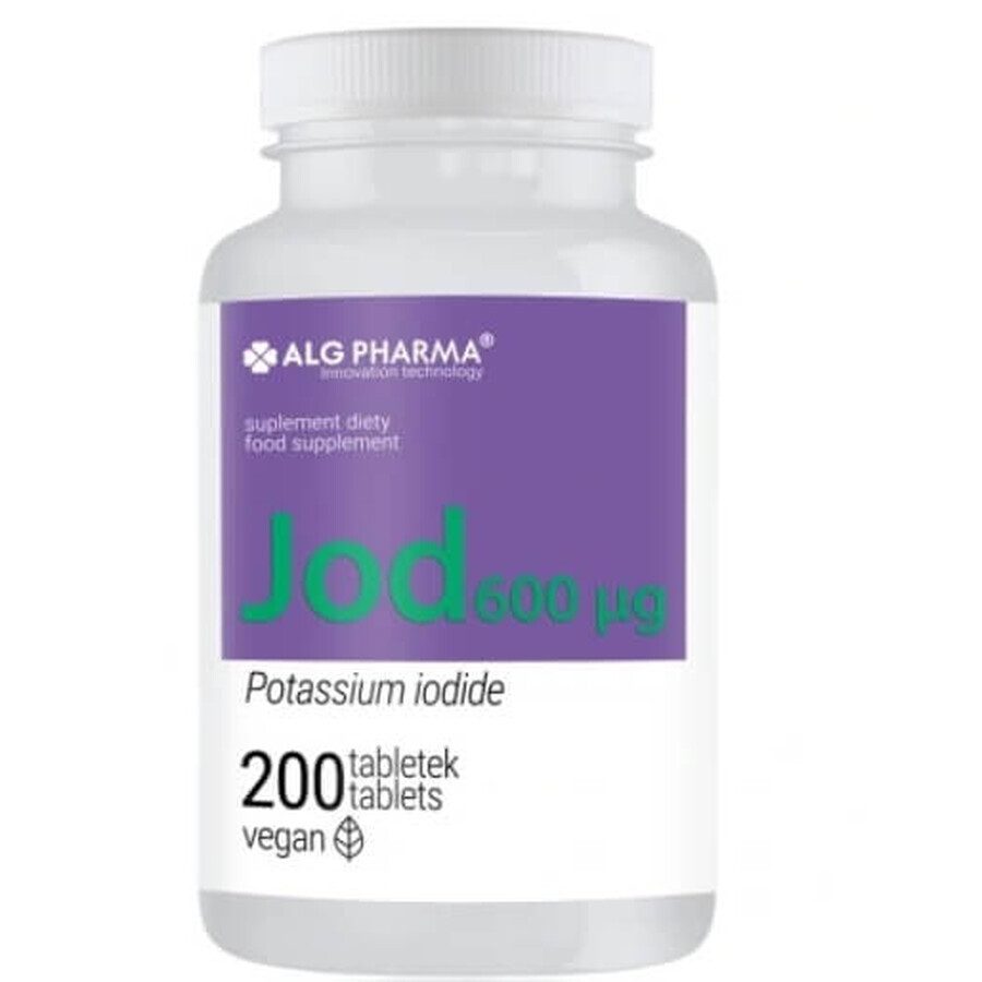 Iodine 600µg, 200 tablets