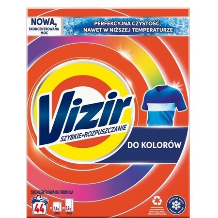 Vizir, detergente en polvo para tejidos de color, 2,42 kg