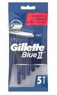 Gillette, Blue II, Aparate de ras de unică folosință, 5 bucăți