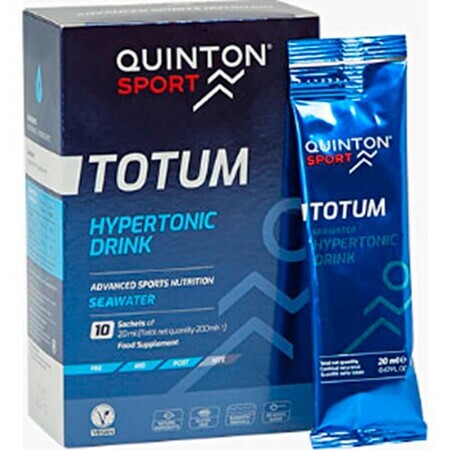 Totum Sport, 10 plicuri x 20 ml, Laboratories Quinton