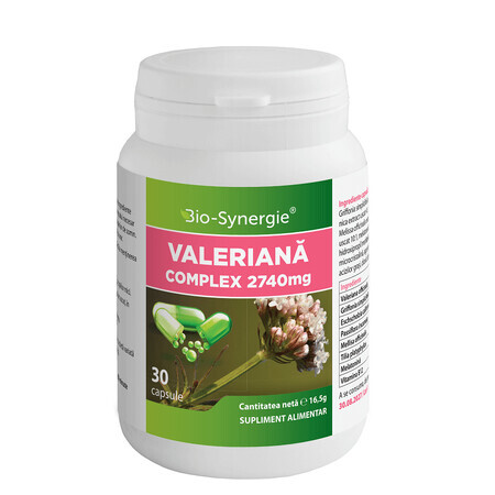 Complexe de Valériane, 2740 mg, 30 gélules, Bio Synergie