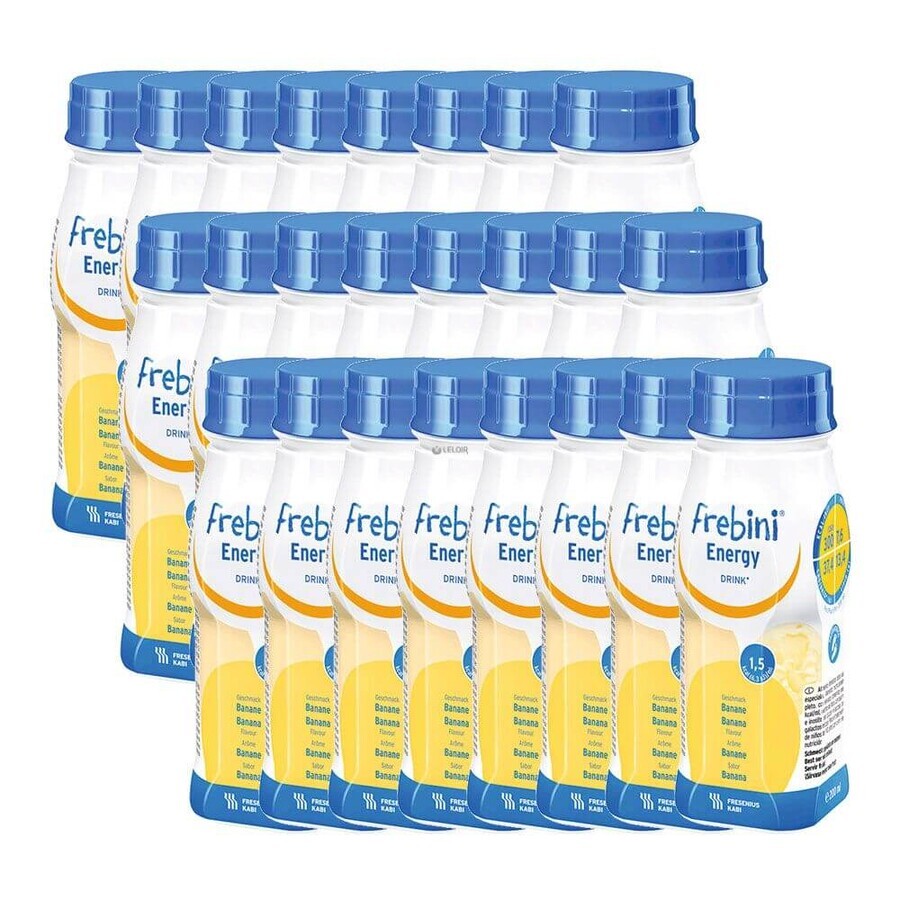 Frebini Energy băutură energizantă cu aromă de banane, 200 ml, Fresenius Kabi