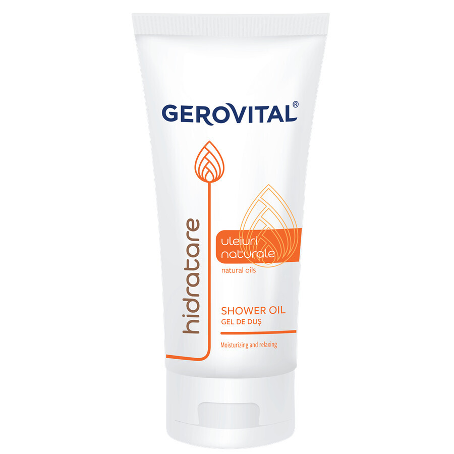 Gel de dus cu uleiuri naturale, 100 ml, Gerovital