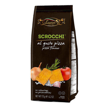 Crackers Scrocchi Pizza, 175 g, Laurieri