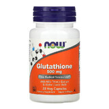 Glutation, 500 mg, 30 capsule vegetale, Now Foods