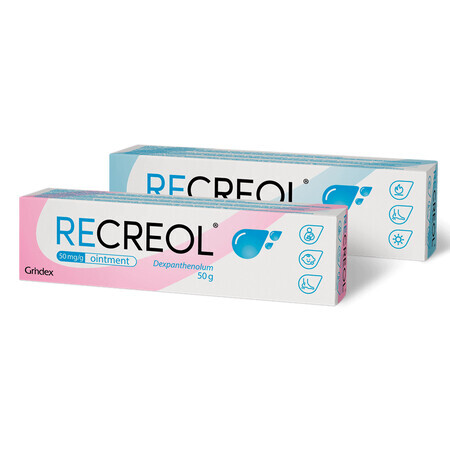 Recreol, 50 mg/g unguento, Come Grindeks