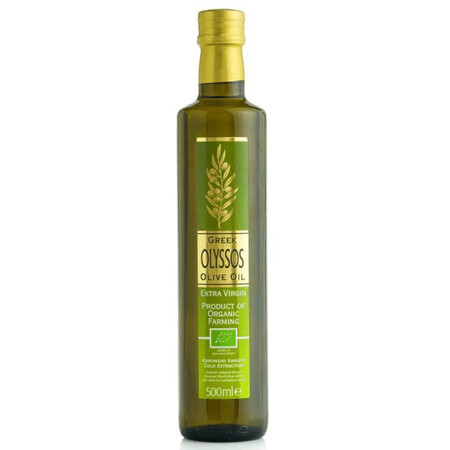 Ulei de masline bio extravirgin Olyssos, 500 ml, Botzakis