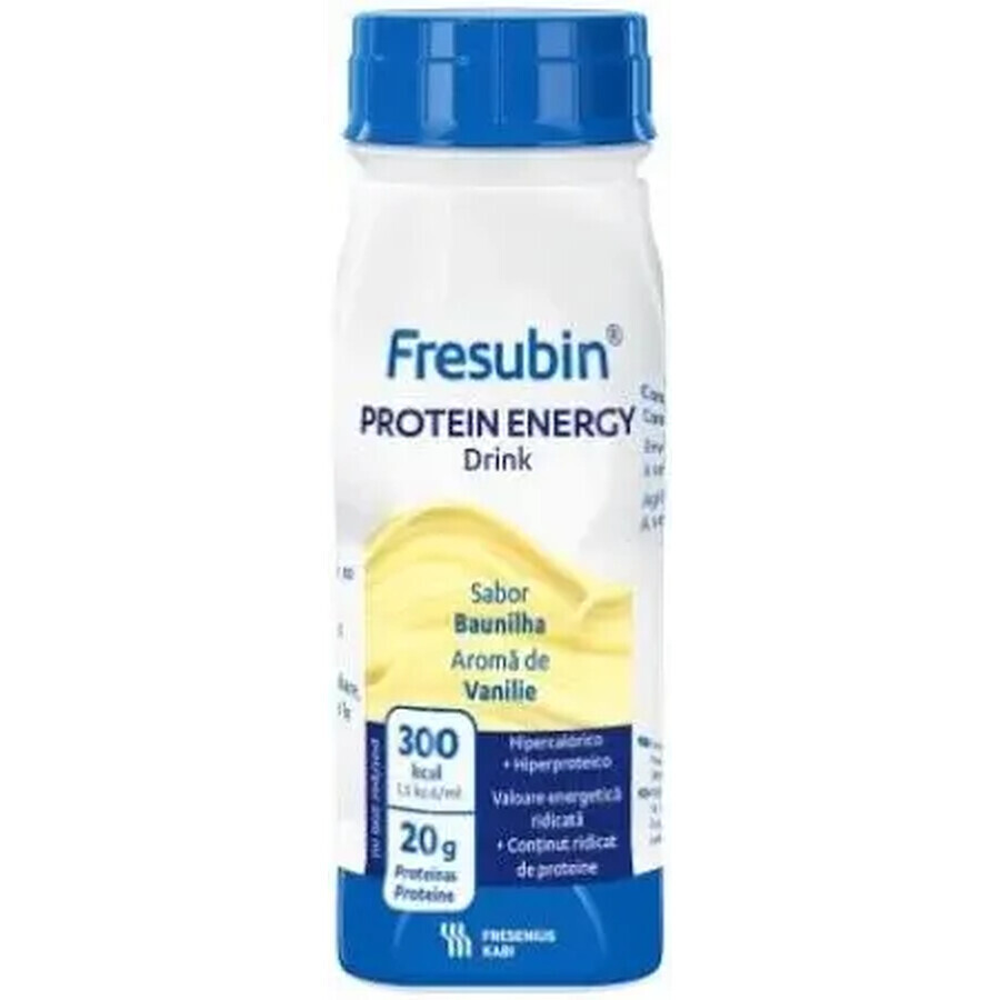 Fresubin Protein Energy cu proteine aromă de vanilie, 4 x 200 ml, Fresenius Kabi