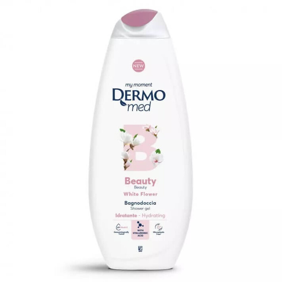 Gel de dus White Flower Beauty, 750 ml, Dermomed