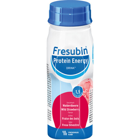 Bautura energizanta Protein Energy aroma de fragi Fresubin, 4x200 ml, Fresenius Kabi