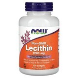 Lecitina din soia, 1200 mg, 100 gelule moi, Now Foods