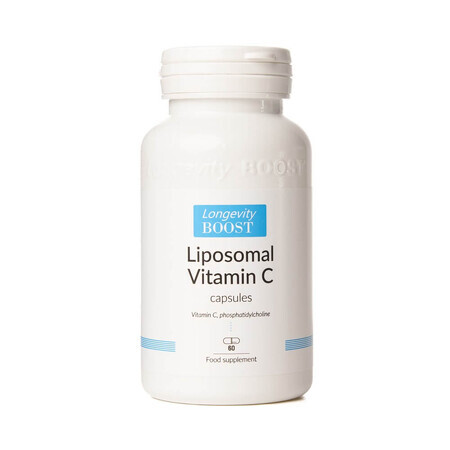 Liposomal Vitamin C, 60 capsules, Longevity Boost