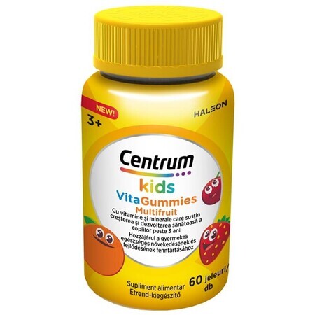 Centrum Kids VitaGummies Multifruct, 60 jeleuri, Haleon