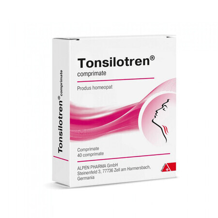 Tonsilotren, 40 compresse, Alpen Pharma