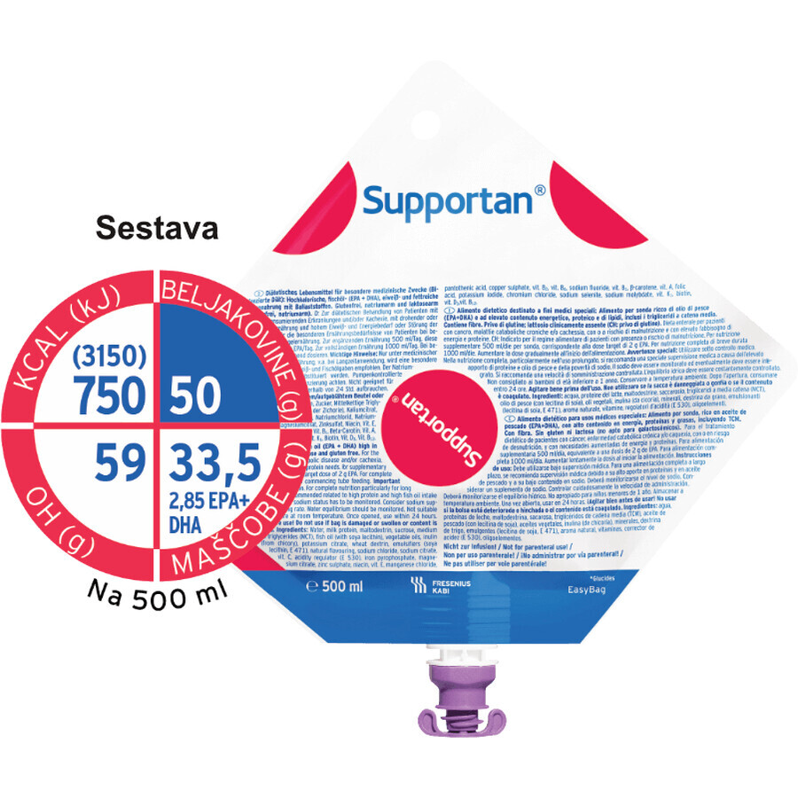 Supportan Netrual băutură, 500 ml, Fresenius Kabi 