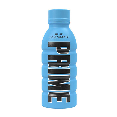 Prime By Logan Paul X Ksi Metalic Bottle Blue Raspberry, Sticla Metalica De Apa Reutilizabila, 500 Ml