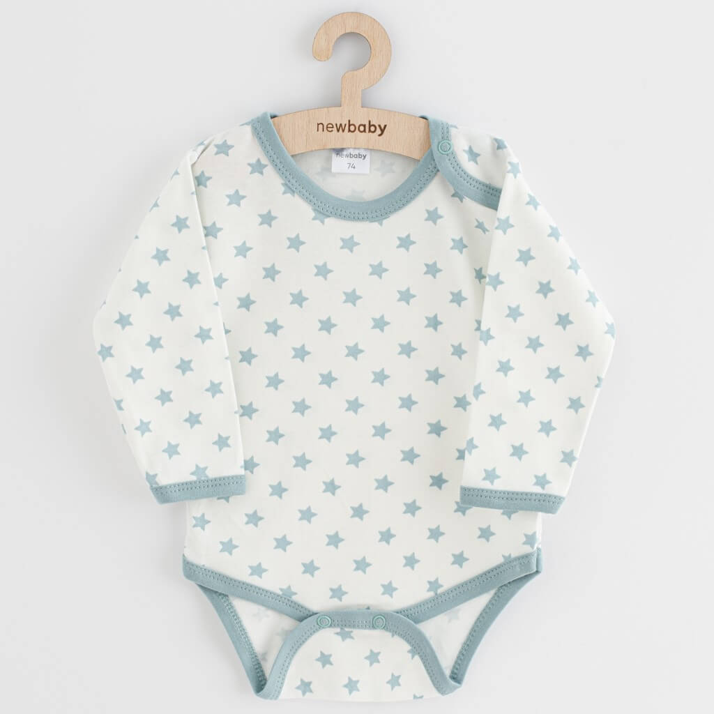 Body pentru bebelusi New Baby Classic II stele mint 80 (9-12m),