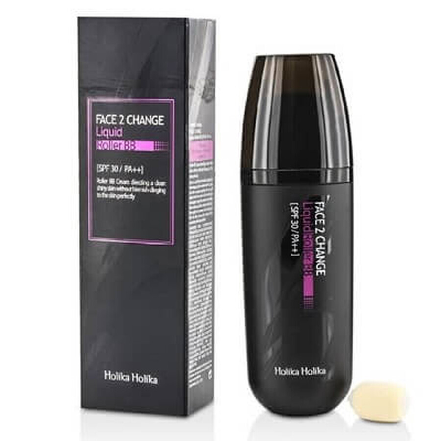 BB Cream lichid cu aplicator roller SPF30 PA++ Face 2 Change nuanța 23, 30 ml, Holika Holika