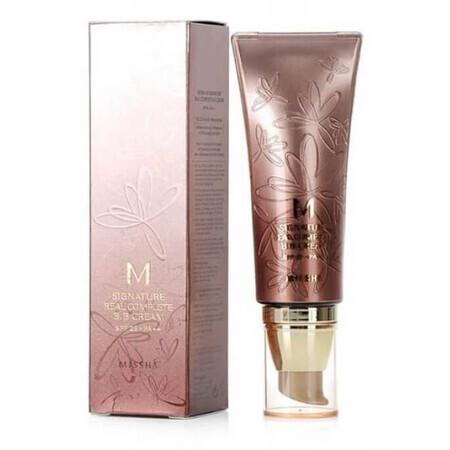 BB Cream M Signature Real Complete, SPF25/PA++, nuanța 21 Light Pink Beige, 45g, Missha