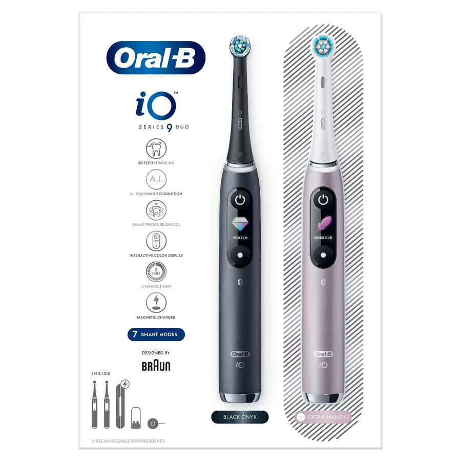 Spazzolino elettrico Oral B iO Series 9 Duo Black&Rose