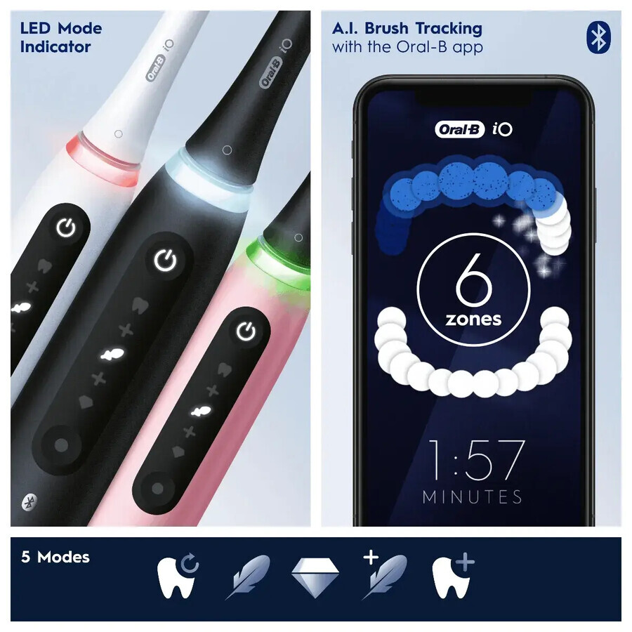 Spazzolino elettrico Oral B iO Series 5 Duo Black&White