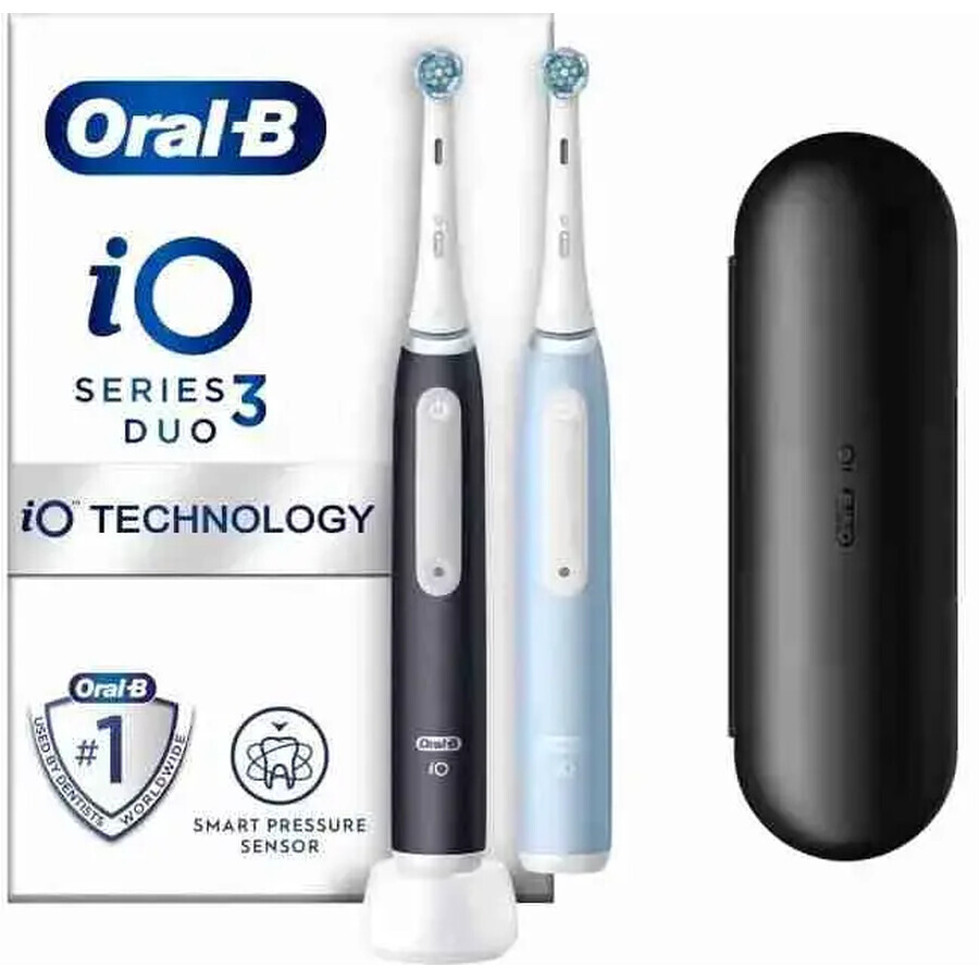 Oral B EK Duo iO Seria 3 Negru și albastru