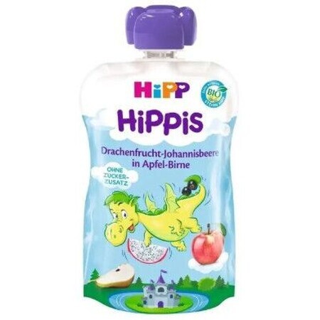 HiPP est BIO Pomme, poire, fruit du dragon, cassis gélule 100 g