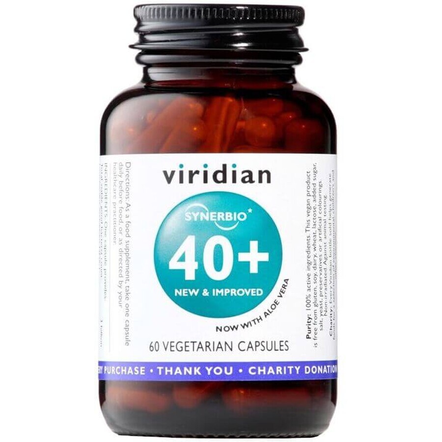 Viridian Synbiotic 40+, 60 Kapseln