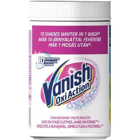 Vanish Oxi Action demachiant pentru rufe albe 21 de spălări 625 g