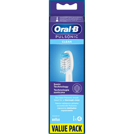 Testine di ricambio per spazzolino sonico Oral-B Pulsonic Clean 4 pz.