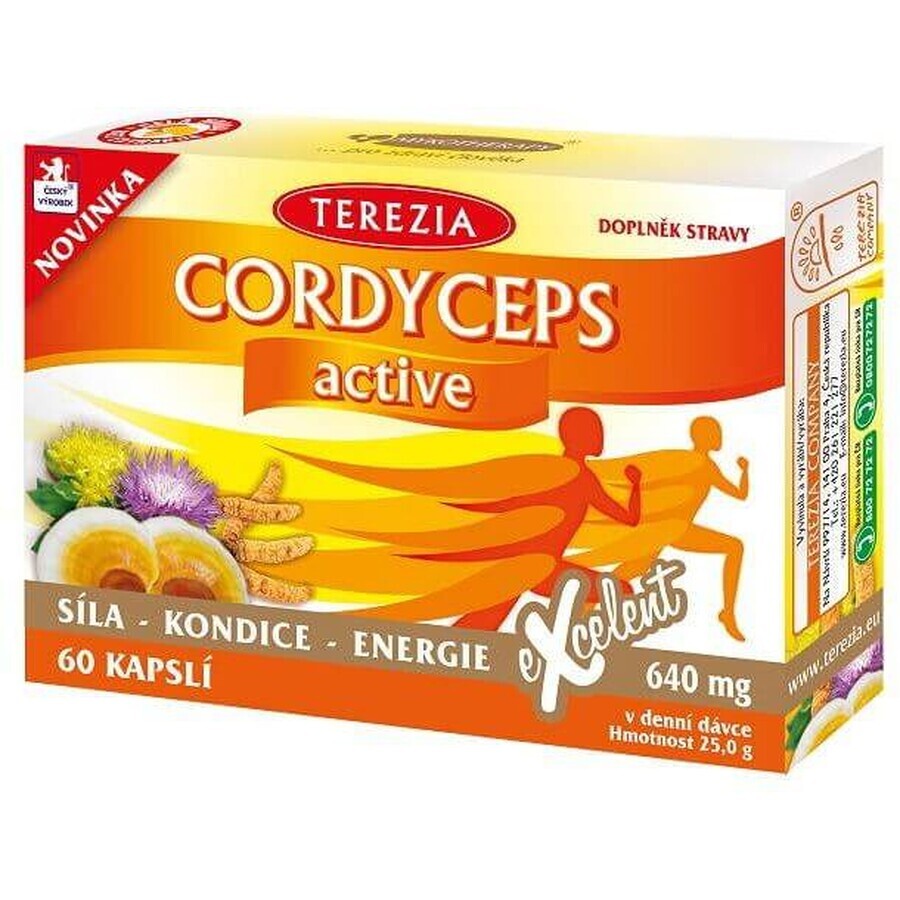 Terezia Cordyceps activ 60 cápsulas