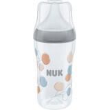 Nuk Perfect Match fles met temperatuurregeling, grijs 260 ml