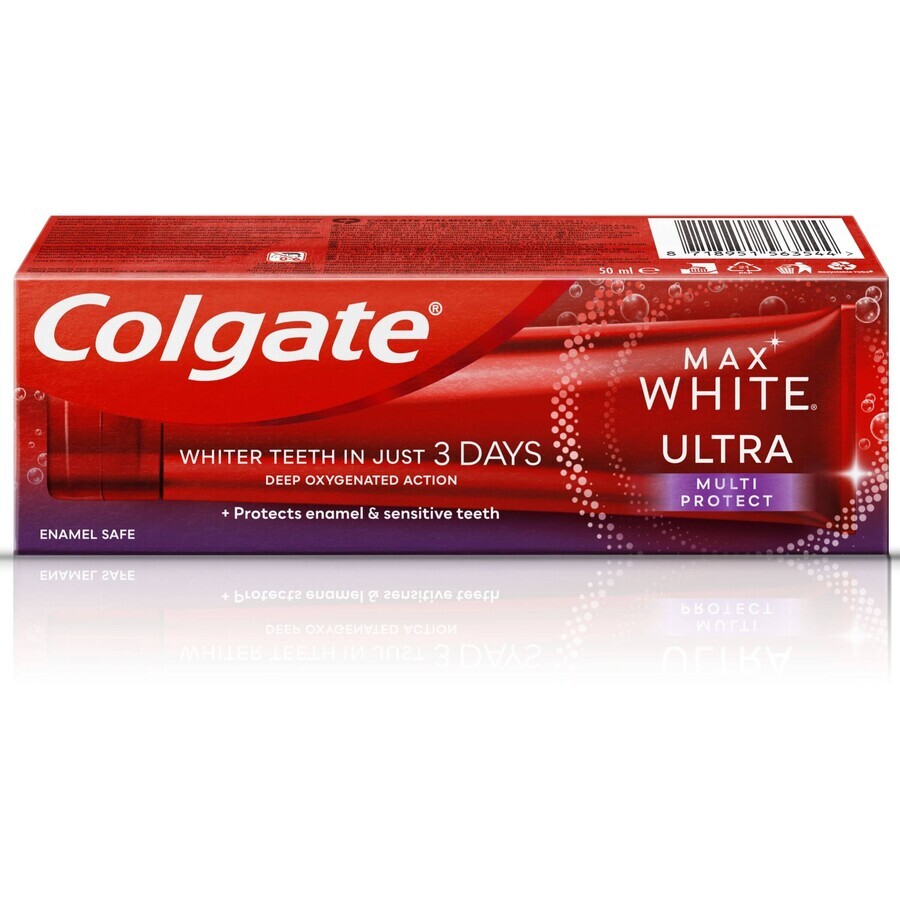 Pasta de dinți de albire Colgate Max White Ultra Multiprotect 50 ml