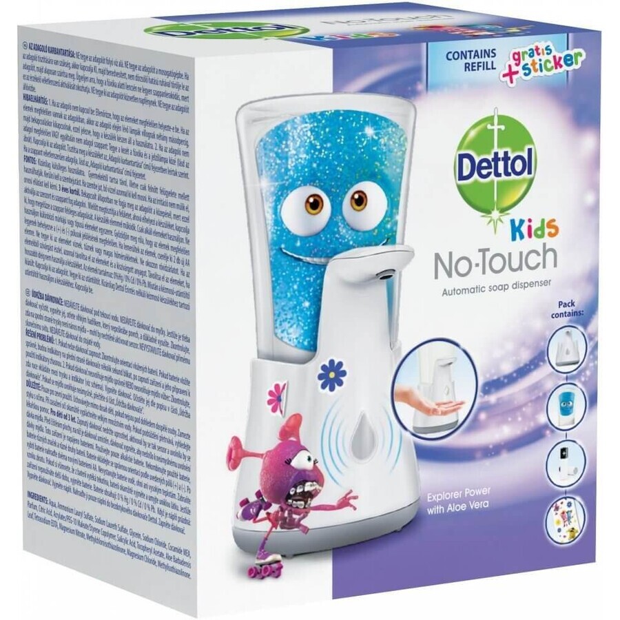 Dettol Kids Dobrodruh dozator de săpun fără atingere 250 ml