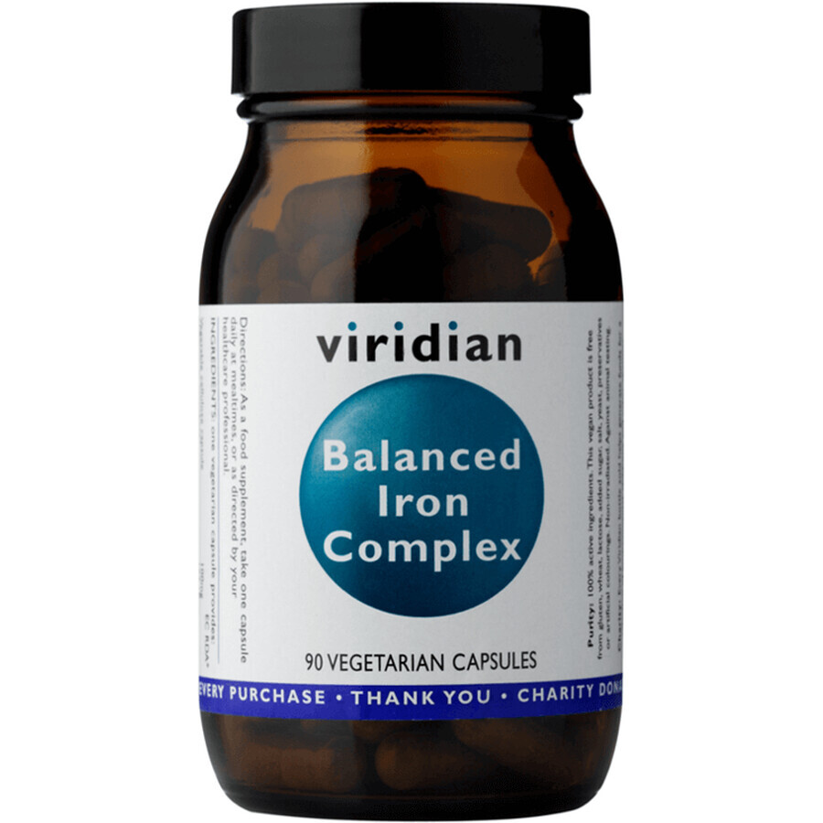 Viridian Balanced Iron Complex 90 capsules