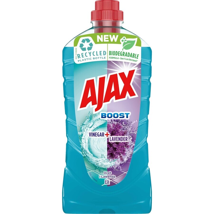 Ajax Boost Oțet de vin și lavandă, detergent universal 1 l