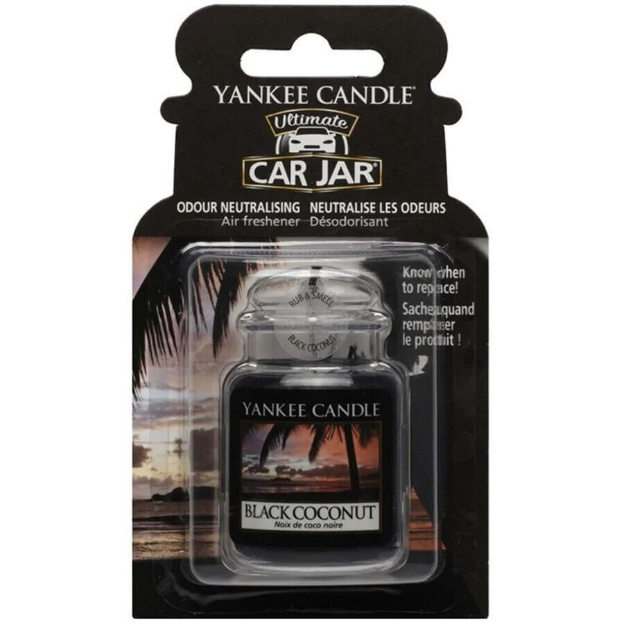 Yankee Candle parfum de mașină Black Coconut 14 g