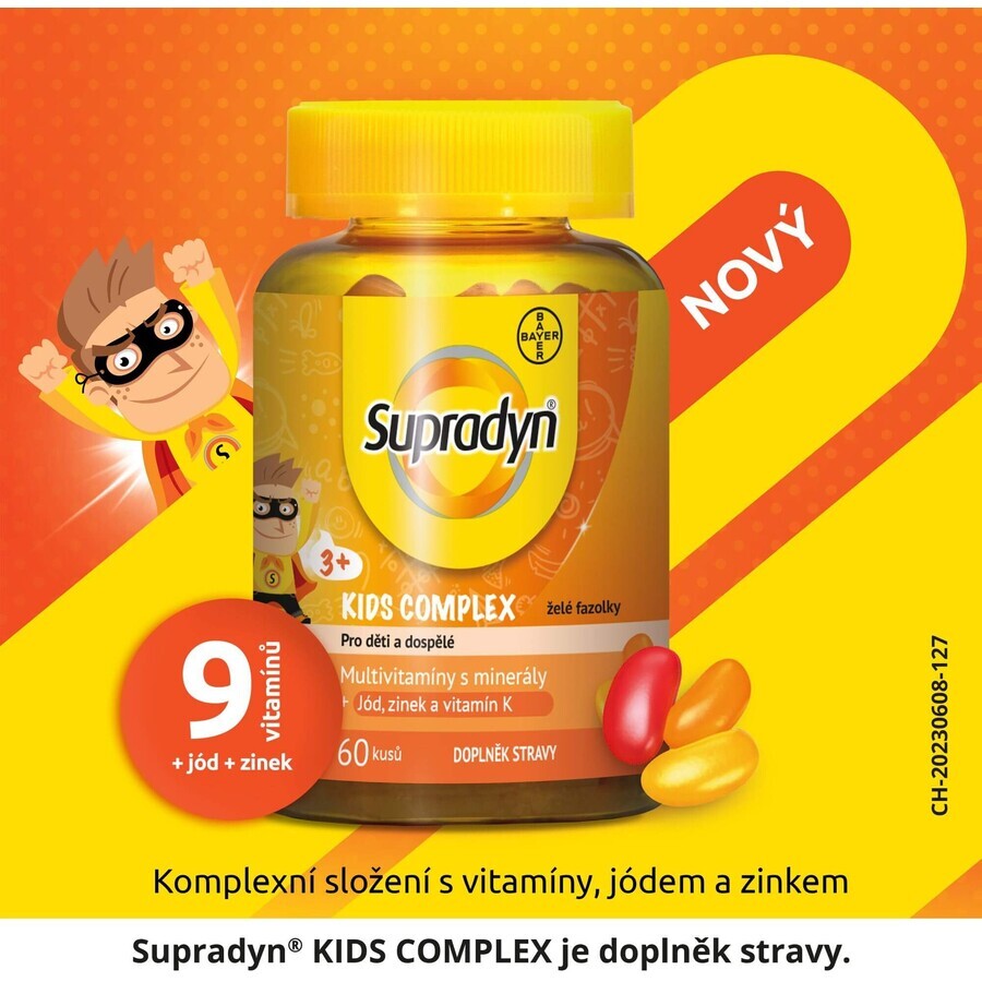 Supradyn Kids Complex Jelly Beans 60 buc