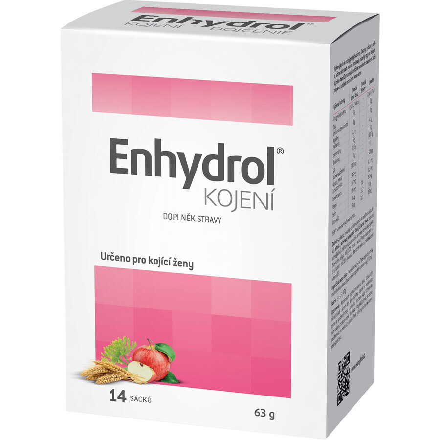 Enhydrol Borstvoeding 63g 14 sachets