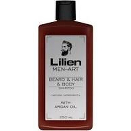 Lilien Men Art White Beard, Hair and Body Shampoo 250 ml