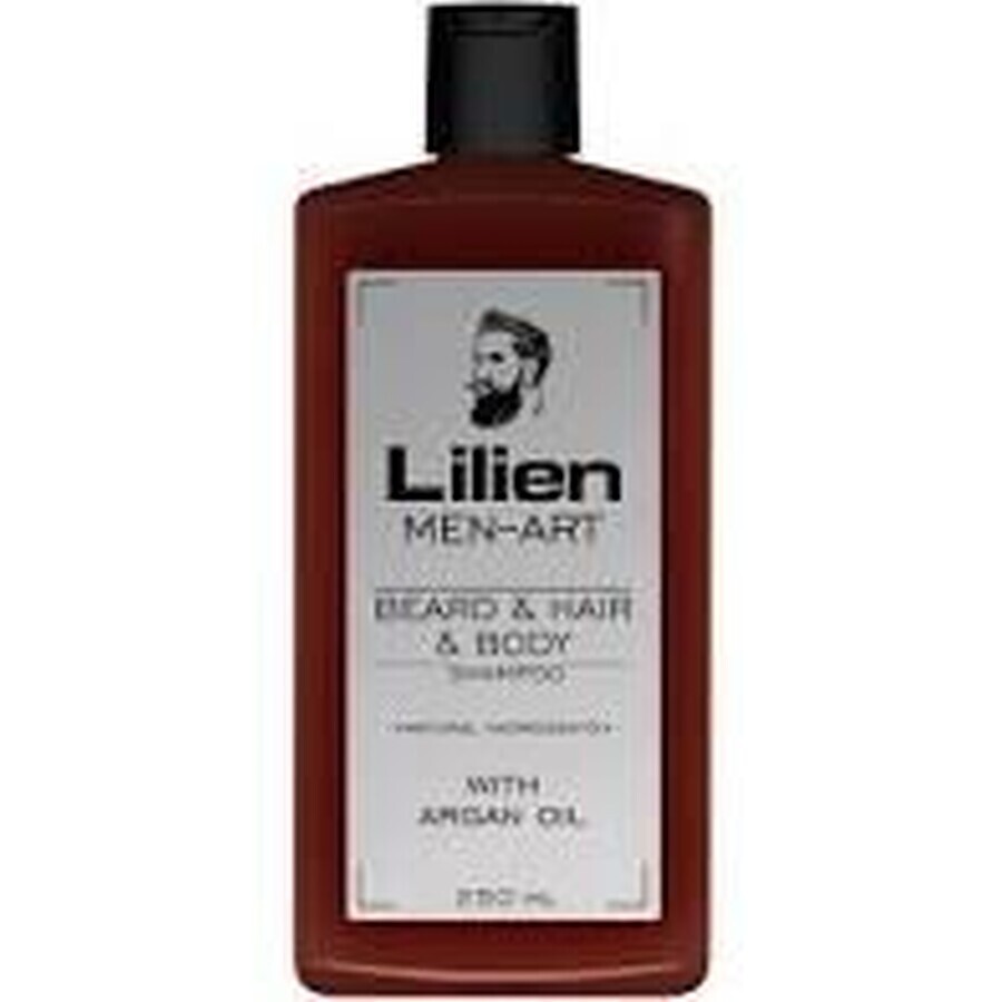 Lilien Men Art White Beard, Hair and Body Shampoo 250 ml