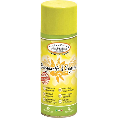 HygienFresh DeoSpray odorizant pentru aer și țesături, Bergamotto & Zagara 400 ml