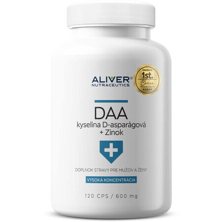 Aliver Nutraceutics DAA 120 capsules