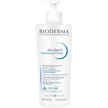 Bioderma Atoderm Gel-cremă intensivă pentru piele uscată și atopică 500 ml