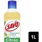 Dezinfectant și detergent pentru pardoseli Savo Lemon 1 l