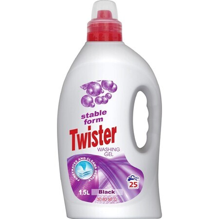 Gel pentru rufe Twister negru 1,5 l