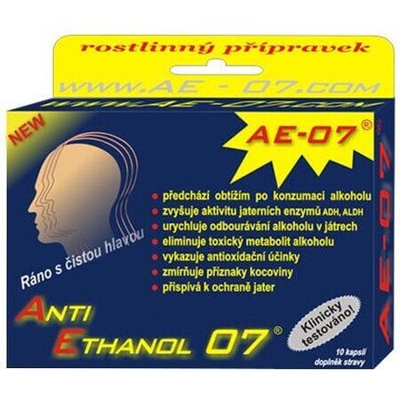 Anti-etanol 07 AE-07 10 capsule